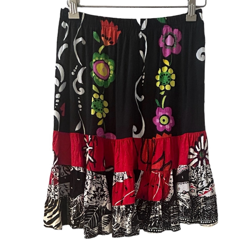 JAMS WORLD Fantasma Floral Ruffle Skirt